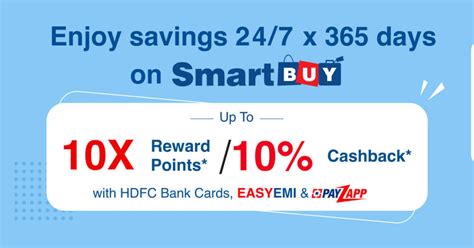 hdfc bank credit card smart buy offers|smartbuy login.